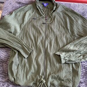 Joylab, athletic performance, light weight, jacket, size large, duel, zipper